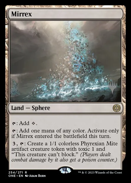 Mirrex, Magic card PONE 254p — Phyrexia: All Will Be One Promos set