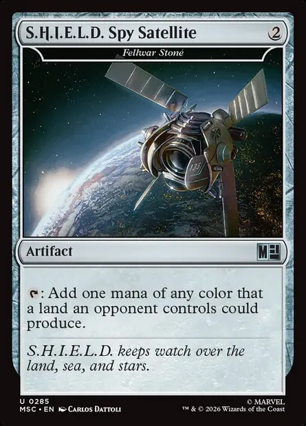 Fellwar Stone, Magic card MSC 285 — Marvel Super Heroes Commander set