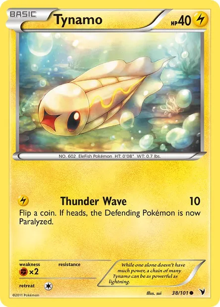 Tynamo, Pokémon card NVI 38 — Noble Victories set