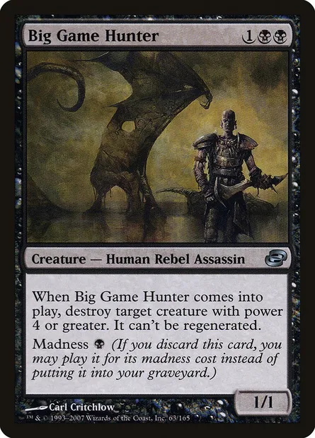 Big Game Hunter, Magic card PLC 63 — Planar Chaos set