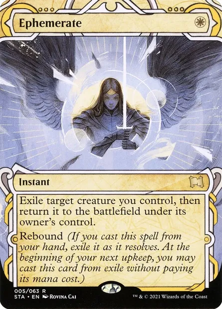 Ephemerate, Magic card STA 5 — Strixhaven Mystical Archive set