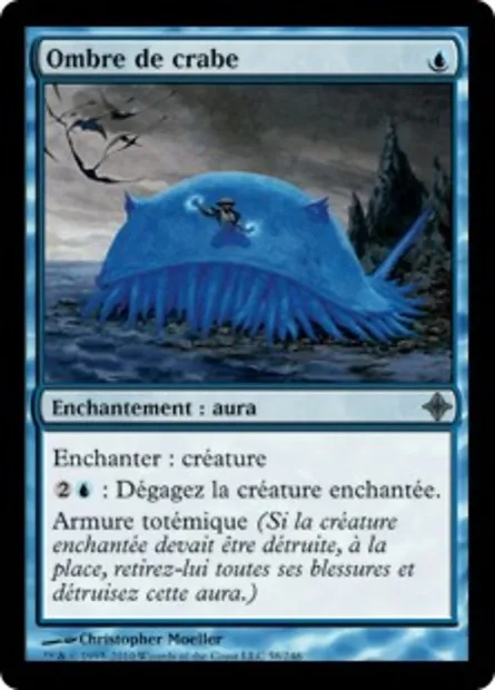 Ombre de crabe, carte Magic ROE 58 — extension L'ascension des Eldrazi