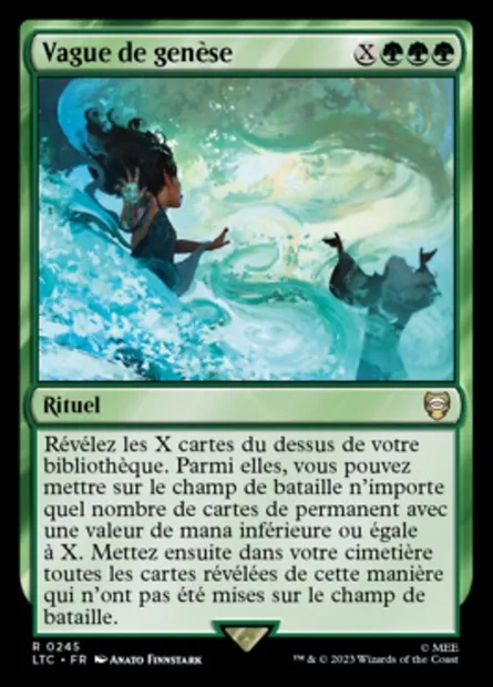 Vague de genèse, carte Magic LTC 245 — extension Tales of Middle-earth Commander