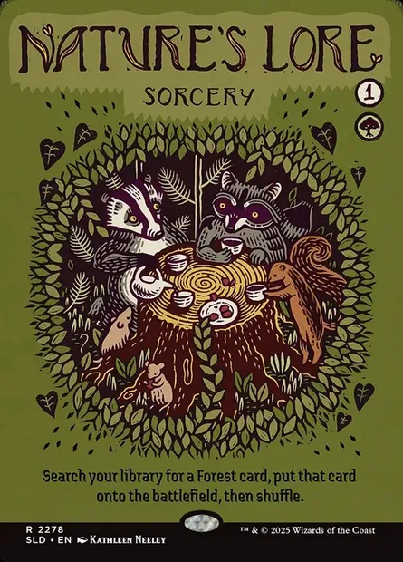 Nature's Lore, Magic card SLD 2278 — Secret Lair Drop set