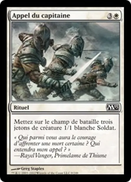 Appel du capitaine, carte Magic M13 9 — extension Magic 2013