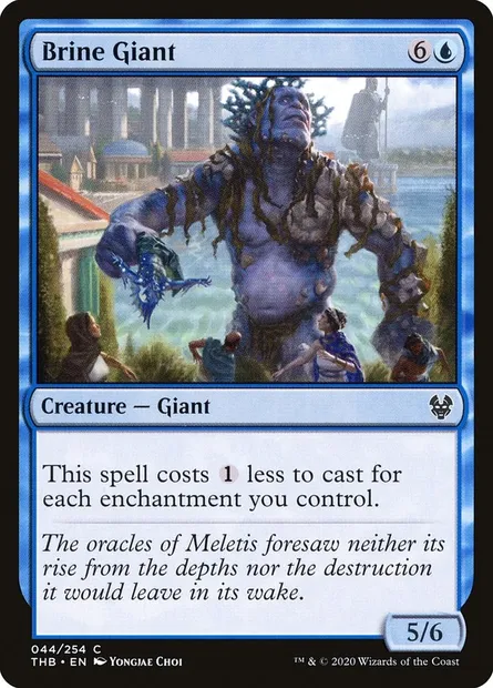 Brine Giant, Magic card THB 44 — Theros Beyond Death set