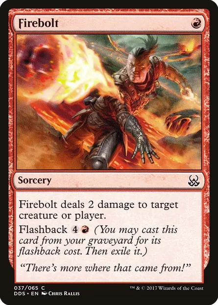 Firebolt, Magic card DDS 37 — Duel Decks: Mind vs. Might set