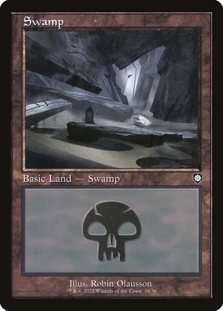 Marais, carte Magic BRC 34 — extension The Brothers' War Commander