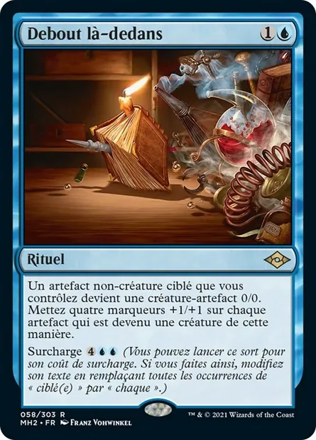 Debout là-dedans, carte Magic MH2 58 — extension Horizons du Modern 2