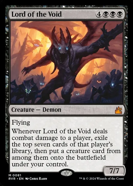 Lord of the Void, Magic card RVR 81 — Ravnica Remastered set
