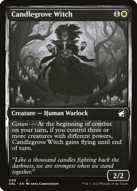 Candlegrove Witch, Magic card DBL 8 — Innistrad: Double Feature set