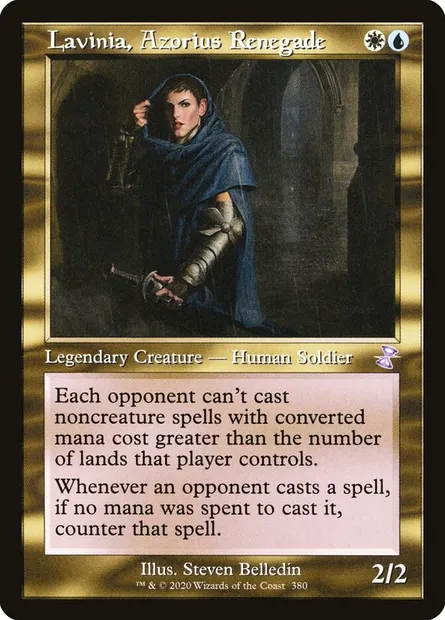 Lavinia, Azorius Renegade, Magic card TSR 380 — Time Spiral Remastered set