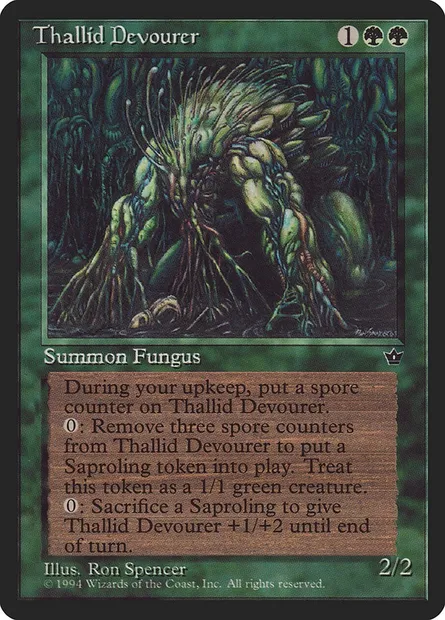 Thallid Devourer, Magic card FEM 75 — Fallen Empires set