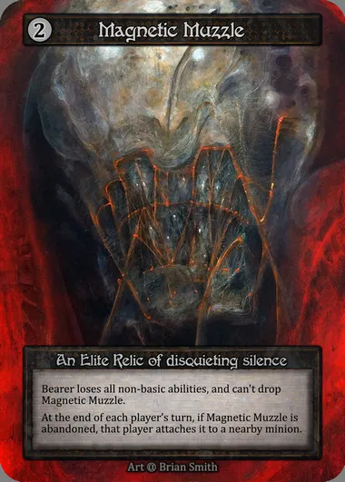 Magnetic Muzzle, Sorcery card ALP 315 — Alpha set