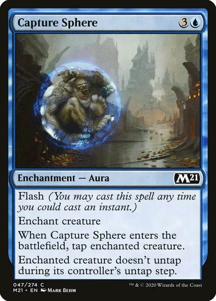 Capture Sphere, Magic card M21 47 — Core Set 2021 set