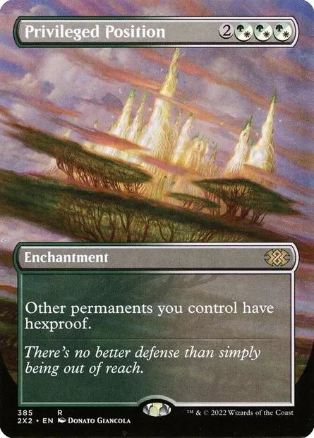 Privileged Position, Magic card 2X2 385 — Double Masters 2022 set