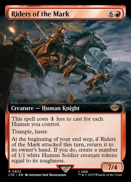 Riders of the Mark, Magic card LTR 832 — The Lord of the Rings: Tales of Middle-earth set