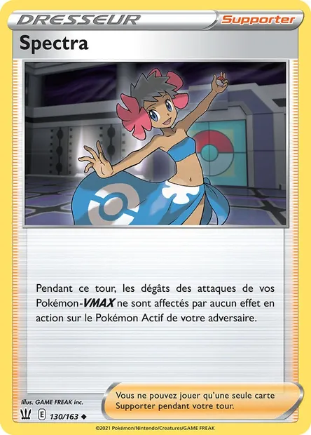 Spectra, carte Pokémon BST 130 — extension Styles de combat