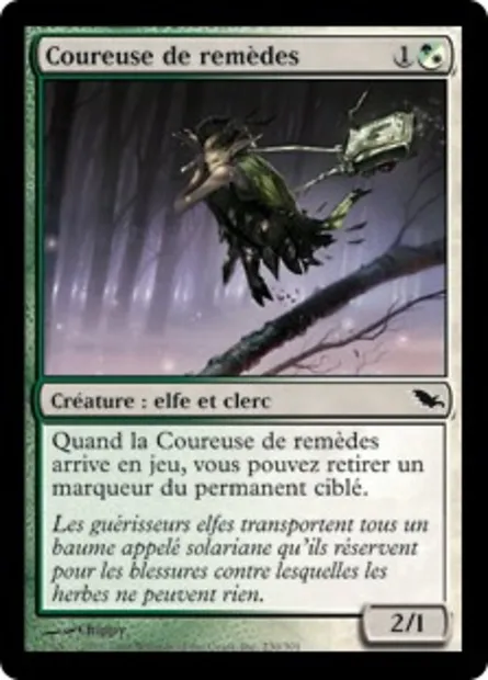 Coureuse de remèdes, carte Magic SHM 230 — extension Sombrelande