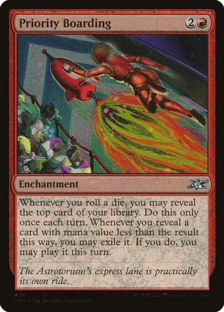 Priority Boarding, Magic card UNF 405 — Unfinity set