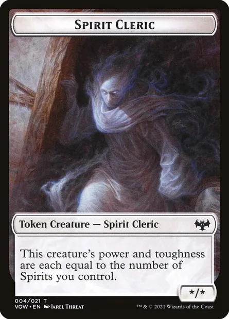 Spirit Cleric, Magic card TVOW 4 — Innistrad: Crimson Vow Tokens set