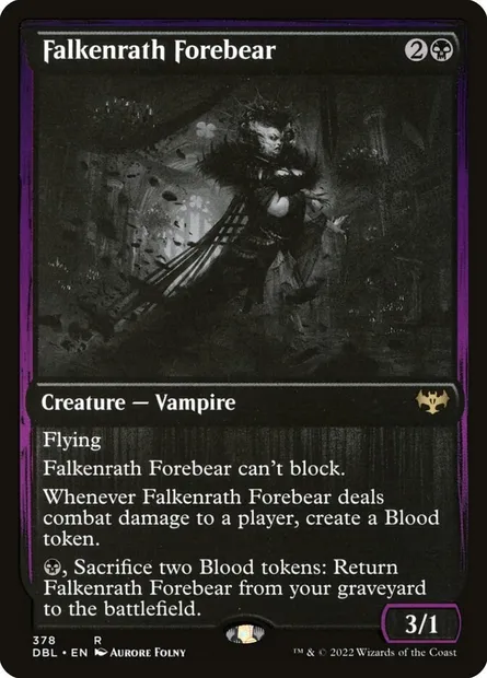 Falkenrath Forebear, Magic card DBL 378 — Innistrad: Double Feature set