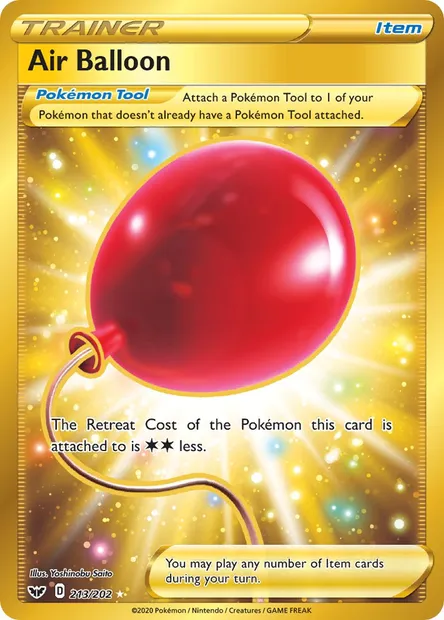 Air Balloon, Pokémon card SSH 213 — Sword & Shield set