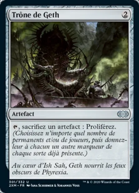 Trône de Geth, carte Magic 2XM 301 — extension Double Masters