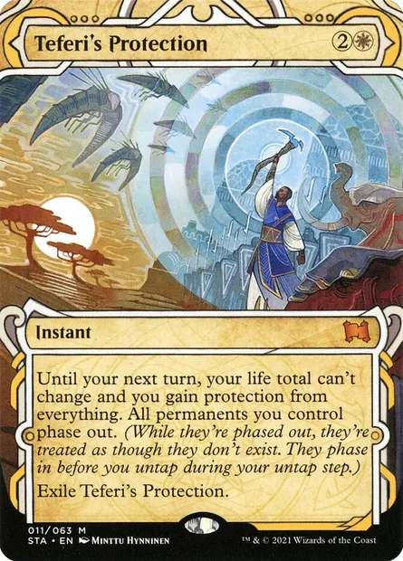 Teferi's Protection, Magic card STA 11 — Strixhaven Mystical Archive set