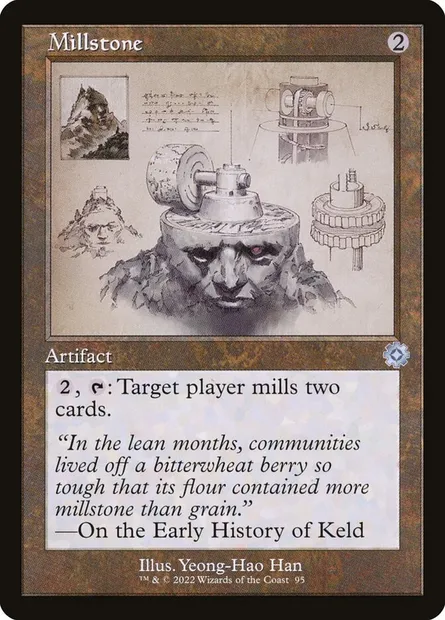 Millstone, Magic card BRR 95 — The Brothers' War Retro Artifacts set