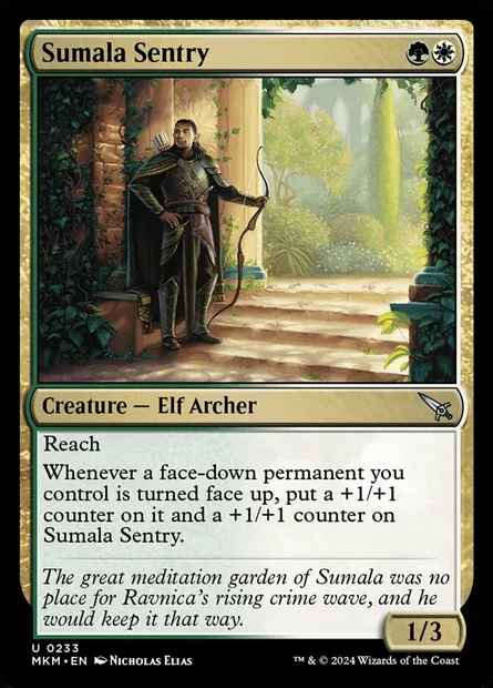 Sumala Sentry, Magic card MKM 233 — Murders at Karlov Manor set