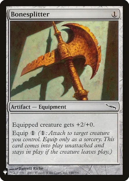 Scinde-os, carte Magic PLST MRD-146 — extension The List