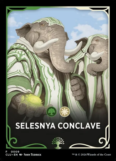 Selesnya Conclave, carte Magic FCLU 9 — extension Ravnica: Clue Edition Front Cards