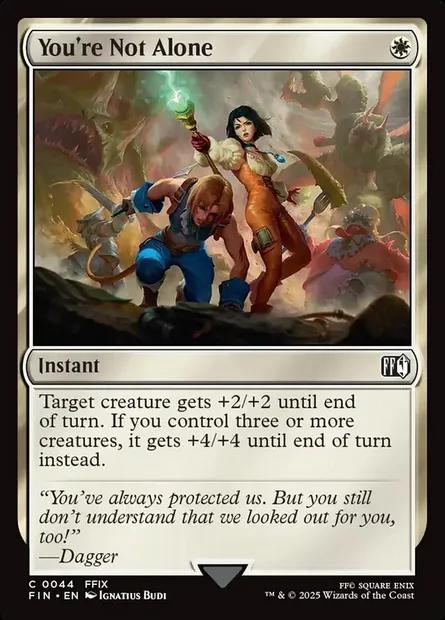 You're Not Alone, Magic card FIN 44 — Final Fantasy set
