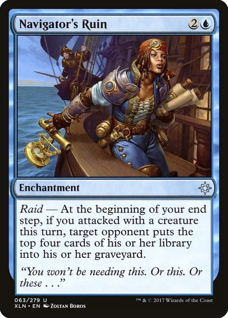 Navigator's Ruin, Magic card XLN 63 — Ixalan set