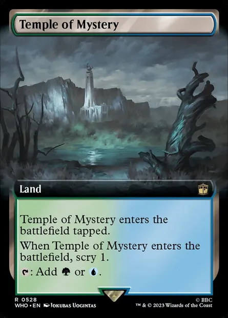 Temple du mystère, carte Magic WHO 528 — extension Doctor Who