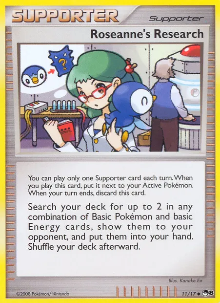 Roseanne’s Research, carte Pokémon P8 11 — extension POP Series 8
