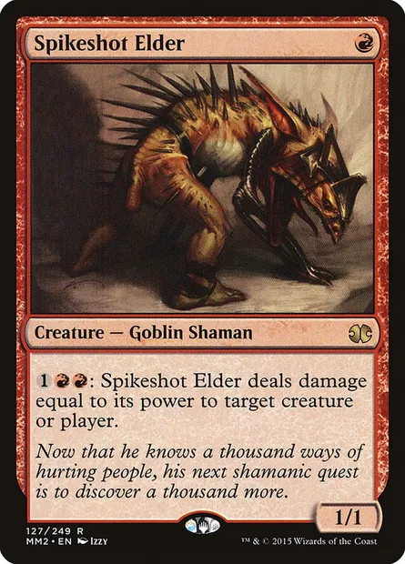 Spikeshot Elder, Magic card MM2 127 — Modern Masters 2015 set
