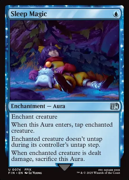 Sleep Magic, Magic card FIN 74 — Final Fantasy set