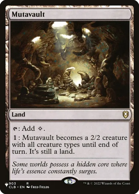 Mutecaveau, carte Magic PLST CLB-903 — extension The List