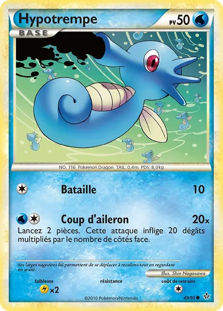 Hypotrempe, carte Pokémon UL 49 — extension Déchaînement