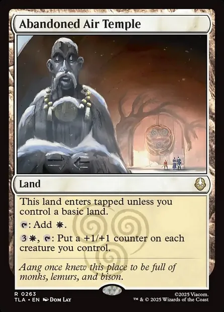 Abandoned Air Temple, Magic card TLA 263 — Avatar: The Last Airbender set