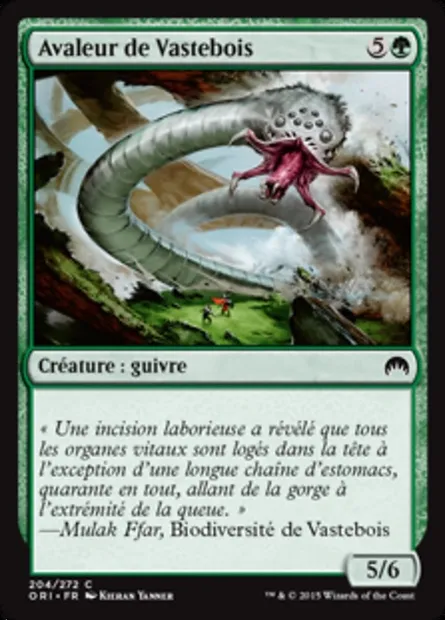 Avaleur de Vastebois, carte Magic ORI 204 — extension Magic Origines