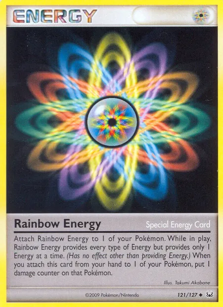 Rainbow Energy, Pokémon card PL 121 — Platinum set