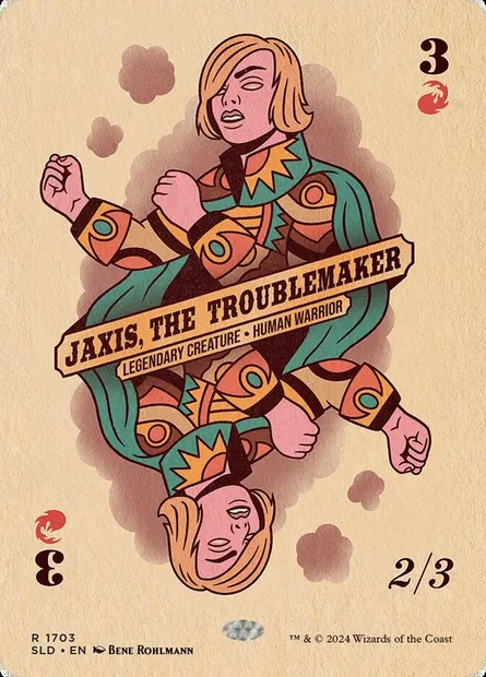Jaxis, the Troublemaker, Magic card SLD 1703 — Secret Lair Drop set
