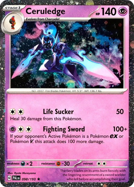 Ceruledge, Pokémon card TDX 098 — Theme Deck & Blisters Exclusives set