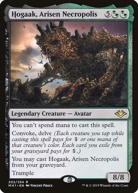 Hogaak, Arisen Necropolis, Magic card MH1 202 — Modern Horizons set