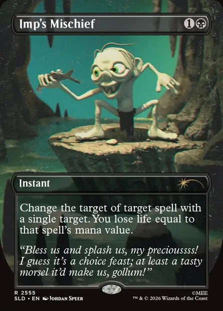 Imp's Mischief, Magic card SLD 2555 — Secret Lair Drop set