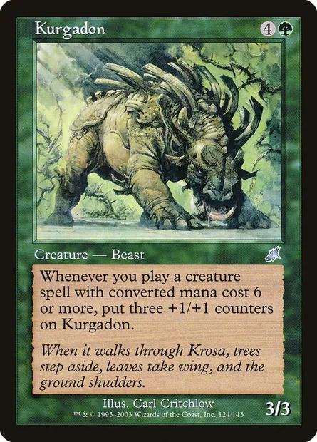 Kurgadon, Magic card SCG 124 — Scourge set