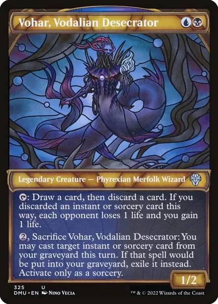 Vohar, Vodalian Desecrator, Magic card DMU 325 — Dominaria United set